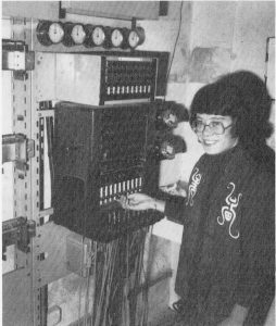 The last telephone exchange with Fran Lloyd operating