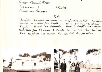 n 1941 the school inspector in the South East invited schools to contribute two pages about their school. This is 2 of 2 pages from the Avenue school’s contribution. Image supplied courtesy of Marion Hextall in 2020.