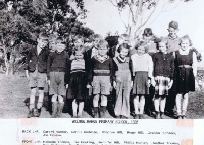 Avenue Range Primary School 1952