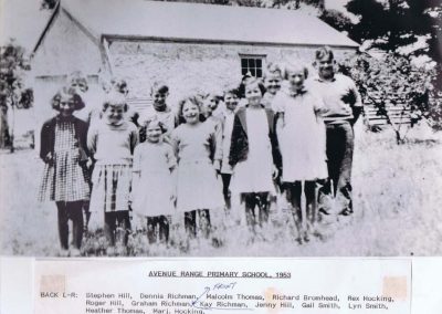 Avenue Range Primary School 1953
